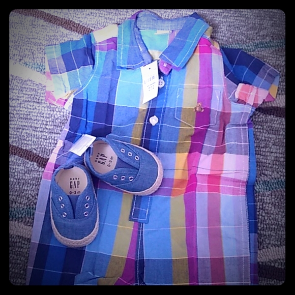GAP Other - Baby Gap Romper & Gap shoes